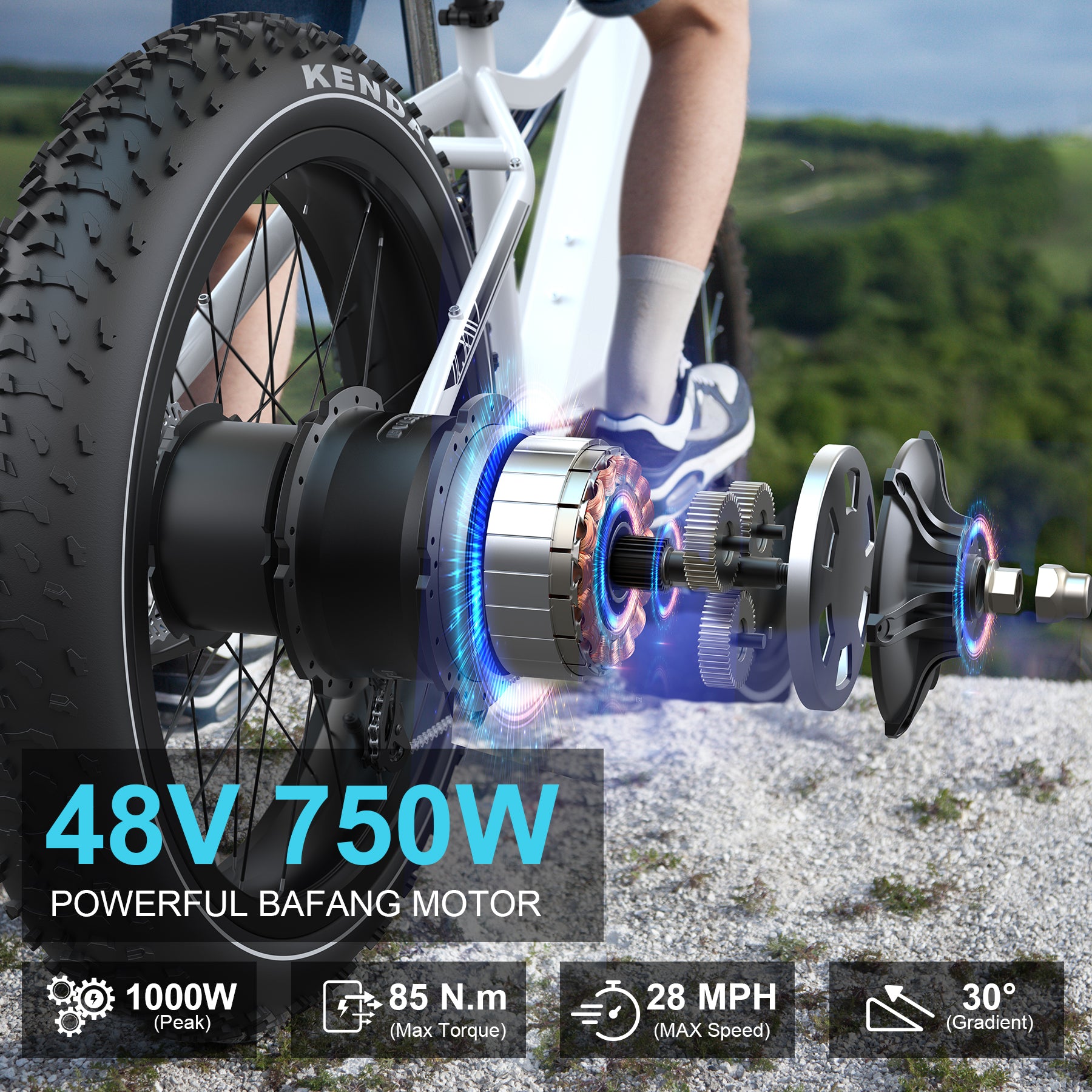 AIRWEST  28MPH Electric Bike  PIONEERS 1.1