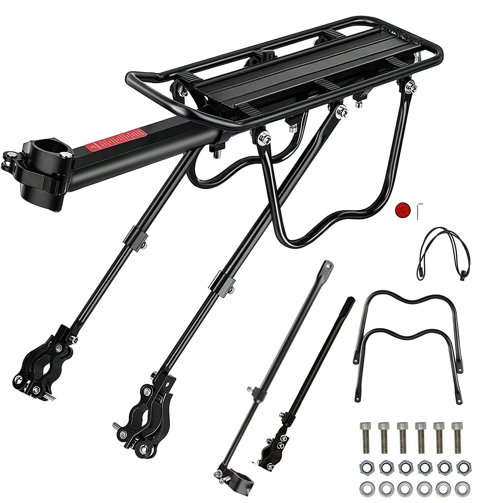 Bicycle Cargo Rack 110 Lbs Capacity Bike Rear Rack