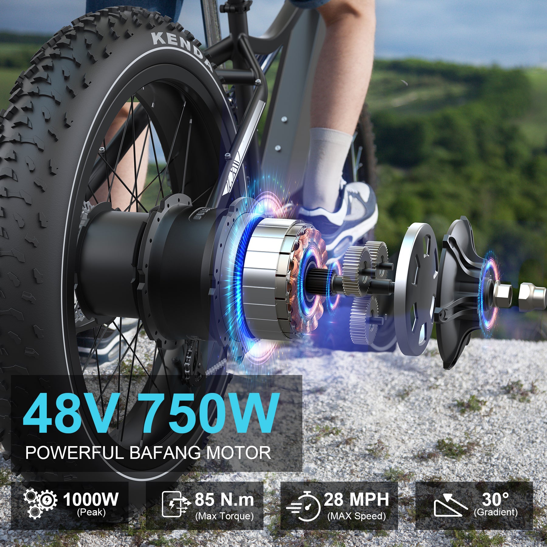 AIRWEST 750W  Mountain EBike PIONEERS 1.1