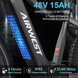 AIRWEST 750W  Mountain EBike PIONEERS 1.1