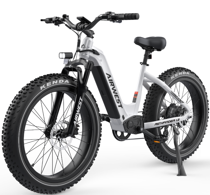 AIRWEST front and rear suspension design, suitable for urban commuting and long-distance riding, equipped with a powerful battery